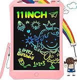 LCD Writing Tablet for Kids 11" Magnetic Colorful Doodle Board Kids Drawing Tablet,Writing Tablet wi
