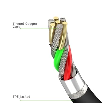 BUDI iPhone 4S Charger - 30-Pin Sync Cable for iPhone 4/4S/3G/3GS, iPad 1/2/3, iPod Touch & Nano - Black
