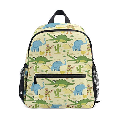 Ahomy: Mochila infantil con diseño de cocodrilo  de elefante