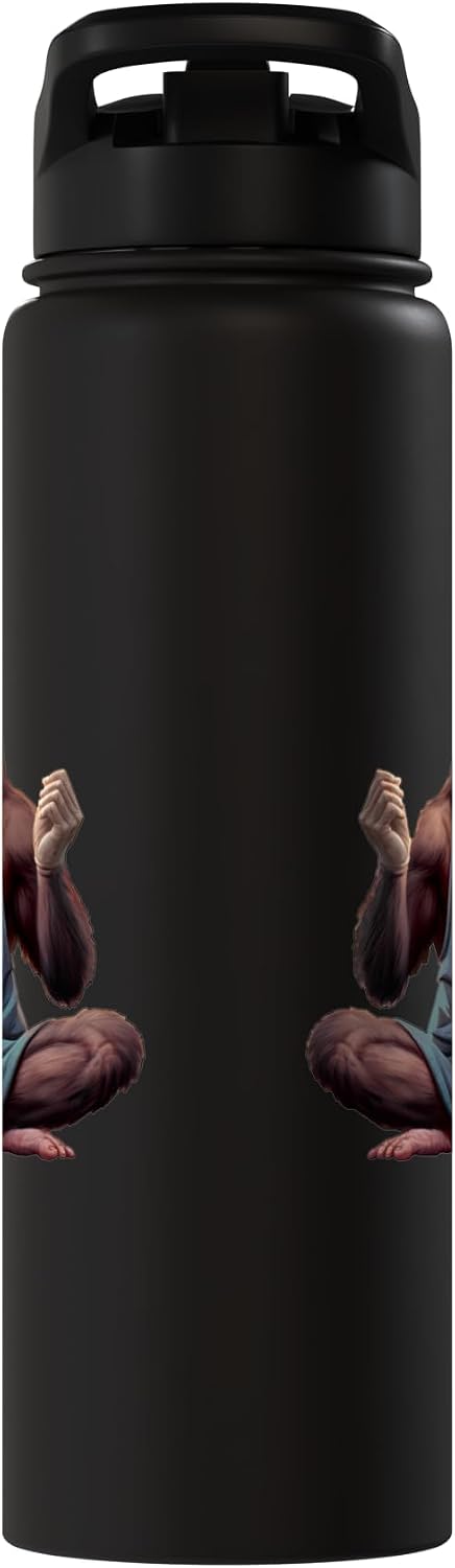 Monkey Yogi Stainless Steel Insulated Water Bottle image 4