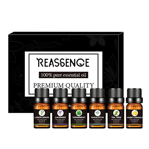 6 STKS 10 ML Aromatherapie Etherische Oliën Gift Set, Pure Essentiële Olie Set Pure Geurende Oliën voor Olie Diffusers… - Image 3