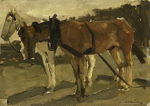 Image sur toile George Hendrik Breitner peinture animalière poétique pour votre foyer