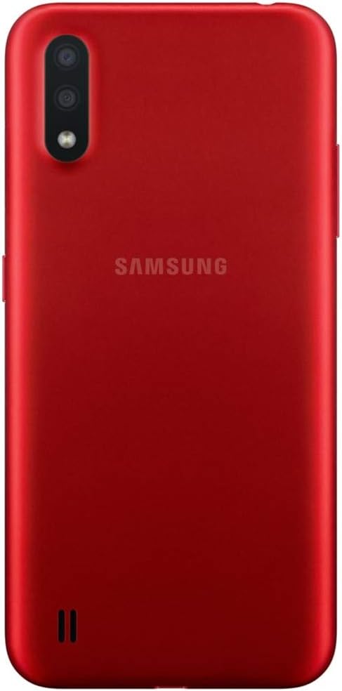One-Day Sale: Up to 80% Off Samsung Galaxy A01 (16GB, 2GB RAM) 5.7 Infinity-V Display, Dual Rear Camera, Snapdragon 439, US & Global 4G LTE GSM Unlocked A015M/DS - International Mode (Red, 16GB + 64GB SD Bundle)