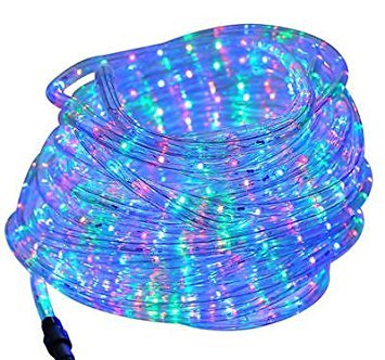 Tube de lumière LED multicolore 30m : ruban étanche 8 modes pour décoration extérieure et intérieure