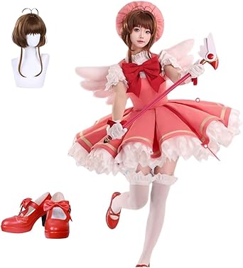 カードキャプターさくら　3期OP衣装　星の杖　靴付き　コスプレ　フルセット 61T-BBNnajL._UF350,350_QL50_.jpg