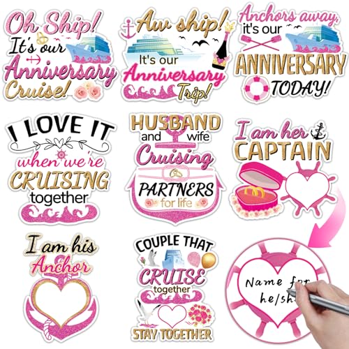8 imanes decorativos rectangulares grandes para aniversario