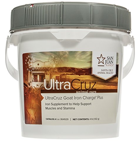 UltraCruz Goat Iron Charge Plus Supplement, 4 lb, Pellet (85 Day Supply)