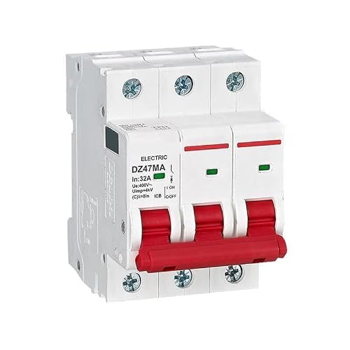 2RD58I8PM Single Circuit Breaker; DZ47MA 6kA C Type 3P 50A