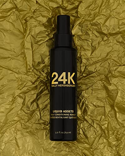 Sally Hershberger 24K Liquid Assets Daily Conditioner Remedy - Strengthening Treatment To Refresh Damaged Hair - Lightweight Formula With Uv Protecting Technology - Paraben And Phthalate Free - 5 Oz #TOP5