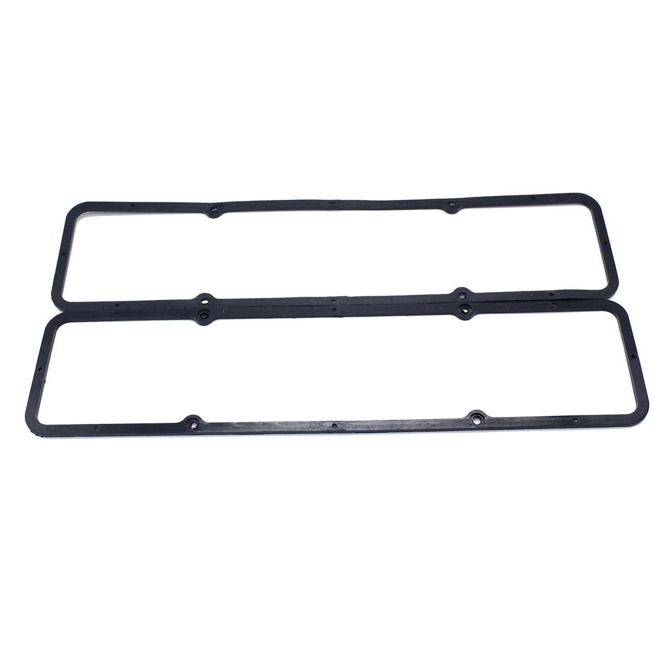 1 Pair Black Valve Cover Seal Gasket Rubber Steel Core Gasket for Small Block SBC Chevy 283 305 327 350
