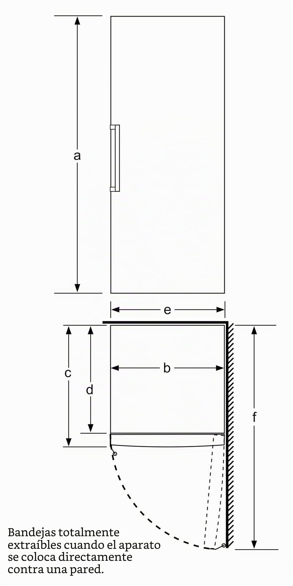 Bosch GSN58AWCV Serie 6 - Congelador XXL, 191 x 70 cm, extra ancho, 365 L, no descongelar NoFrost, iluminación LED uniforme, espacio para grandes alimentos congelados