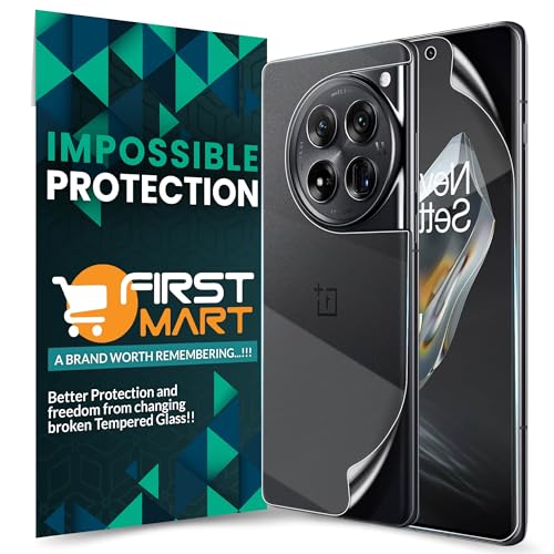 Image of FIRST MART Screen Protector for OnePlus 12 5G (6.82 Inches) Edge-to-Edge Front and Back Guard with Installation Kit, Case Friendly Screen Coverage | Crystal Clear, Ultra Thin Unbreakable Membrane