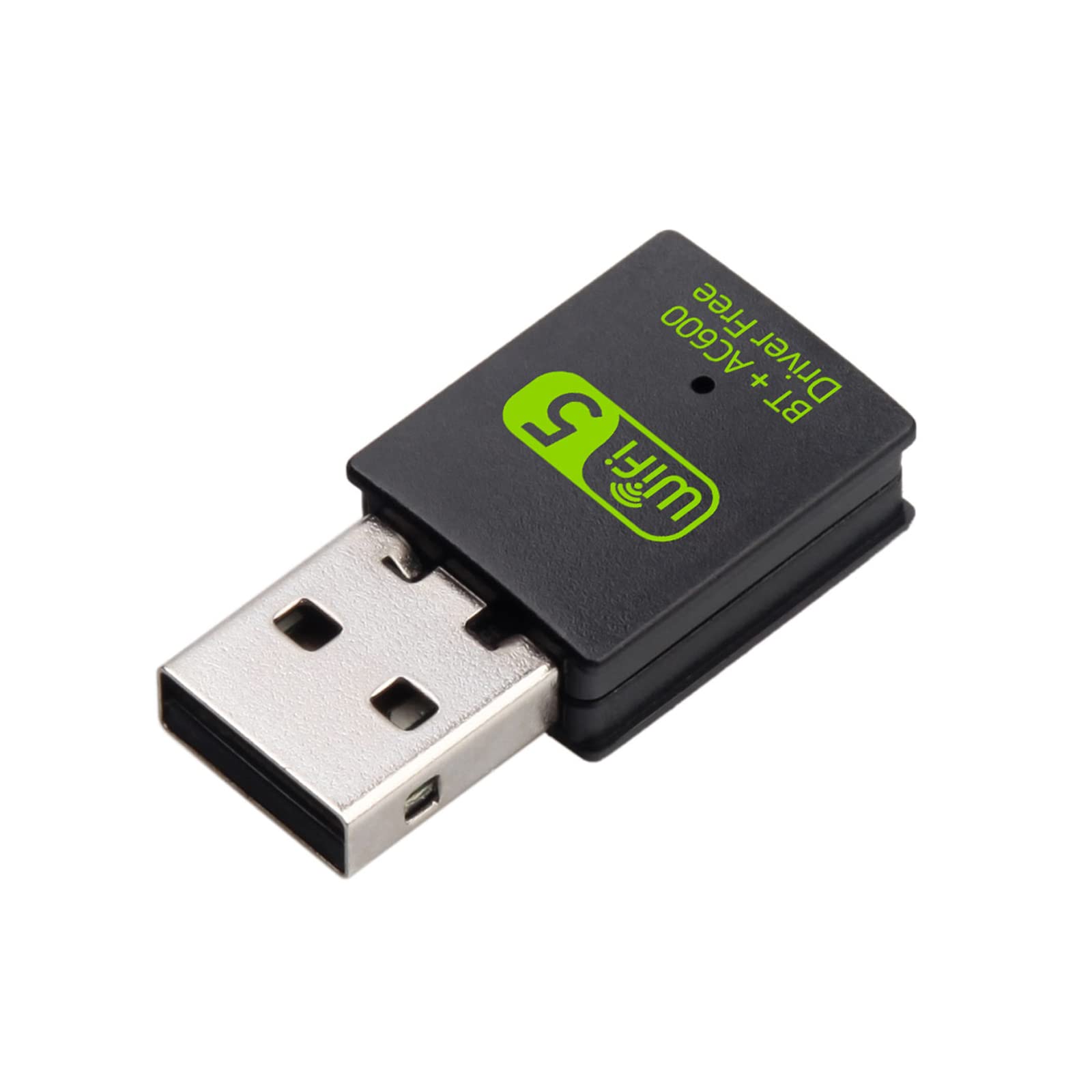 USB WiFi Bluetooth Adapter, 600Mbps Dual Band 2.4/5GHz Wireless Network Card, USB WiFi Dongle for PC/Laptop/Desktop, Support Windows XP/7/8.1/10