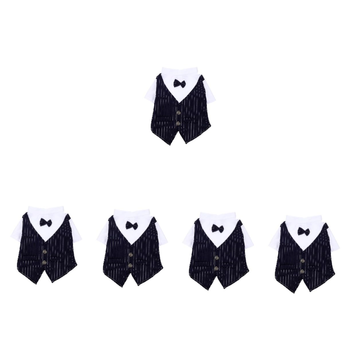SUPVOX 5 Pz tuta da compagnia camicia elegante per animali domestici camicia per abbigliamento cane vestitino cane vestiario collare da cucciolo maglietta per cani vestiti per cani maschi