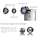 Oniza 3 in 1 Camera Lens Kit HD [Universal] for iOS Android & Samsung Galaxy Smartphones (iPhone 4 4S 5 5S 6 6S Plus and iPad) - Detachable 0.65x Wide Angle, 180° Fish Eye & Macro Lens [Easy Clip On]