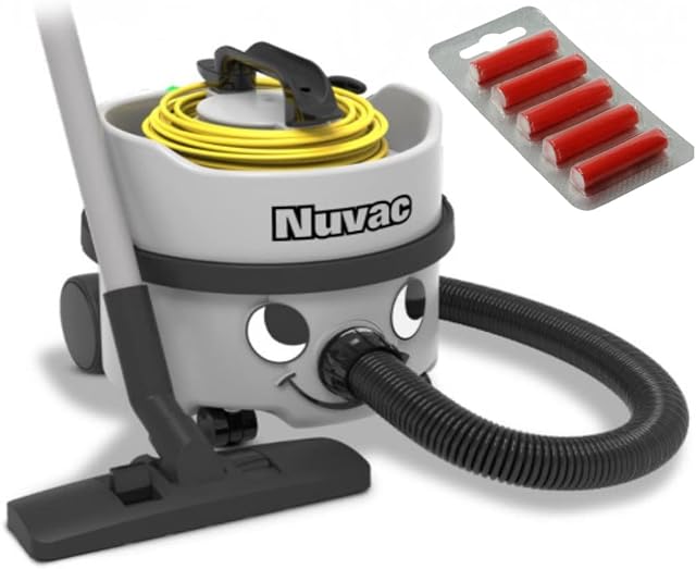 Avern Cleaning Supplies Henry Hoover Numatic Dry Industrial Powerful Nuvac Commercial Vacuum Cleaner GreyFull kit NA1 & Bag Included! 2023 Model-2 Years Warranty (VNP180 + Vac Fresheners)