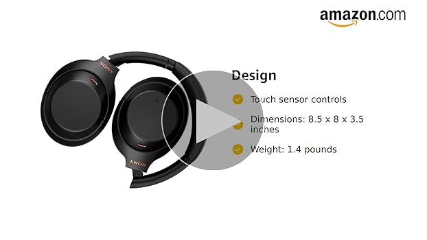 Amazon.com: Sony WH1000XM4/B Premium Noise Cancelling Wireless