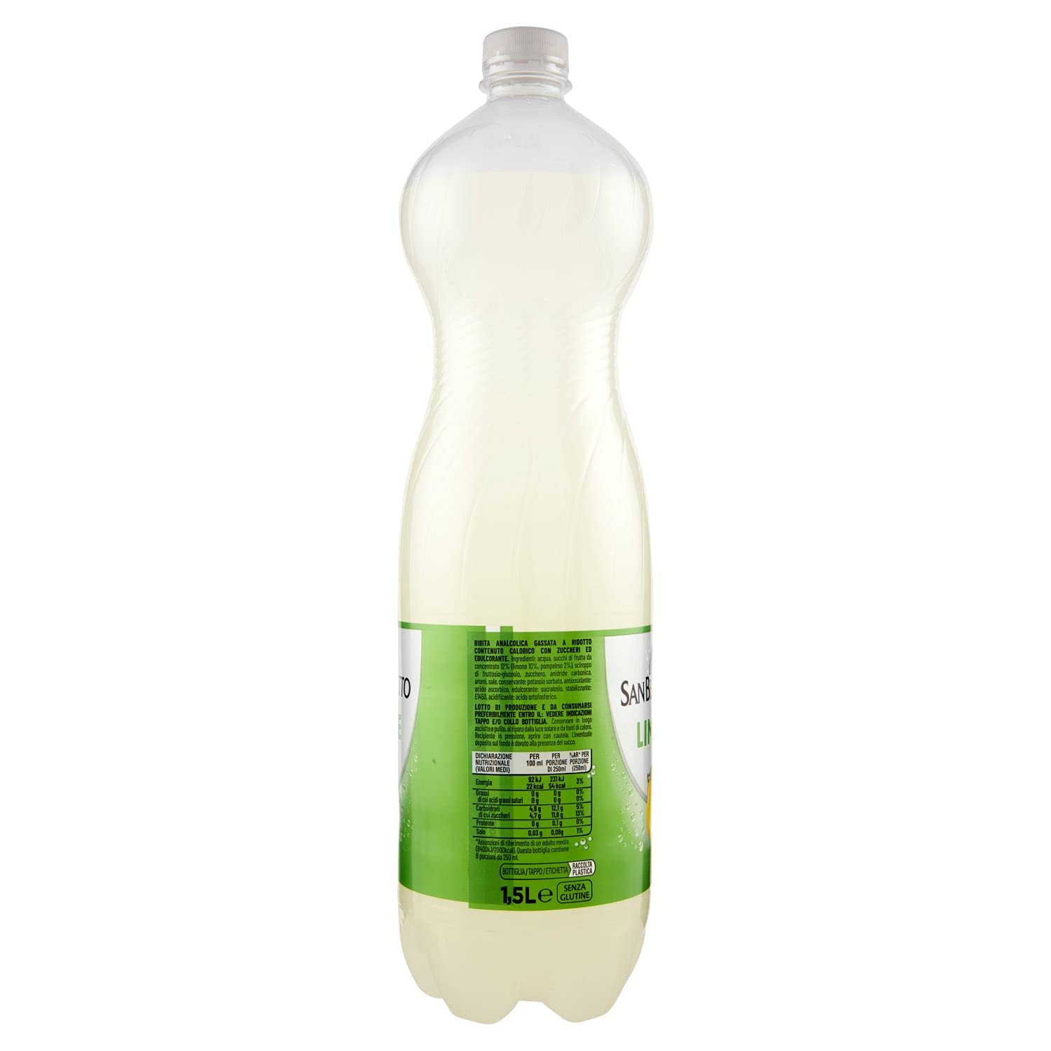 12 x San benedetto Limonada Limonada Lemonada PET 1,5 Lt Refrescante