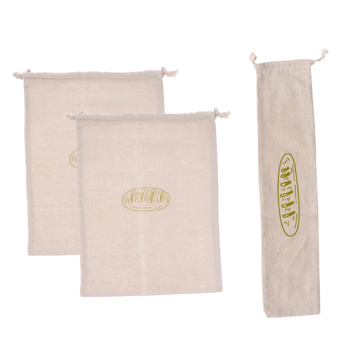 Bolsas de pan de lino Amosfun para servir y almacenar en tu mesa de comedor familiar