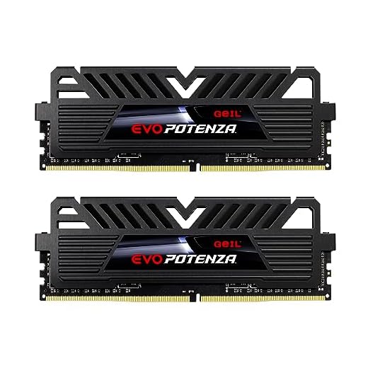 GeIL EVO Potenza AMD 32GB (2x16GB) 288-Pin PC RAM DDR4 3200 (PC4 25600) Desktop Speicher Modell GAPB432GB3200C18ADC