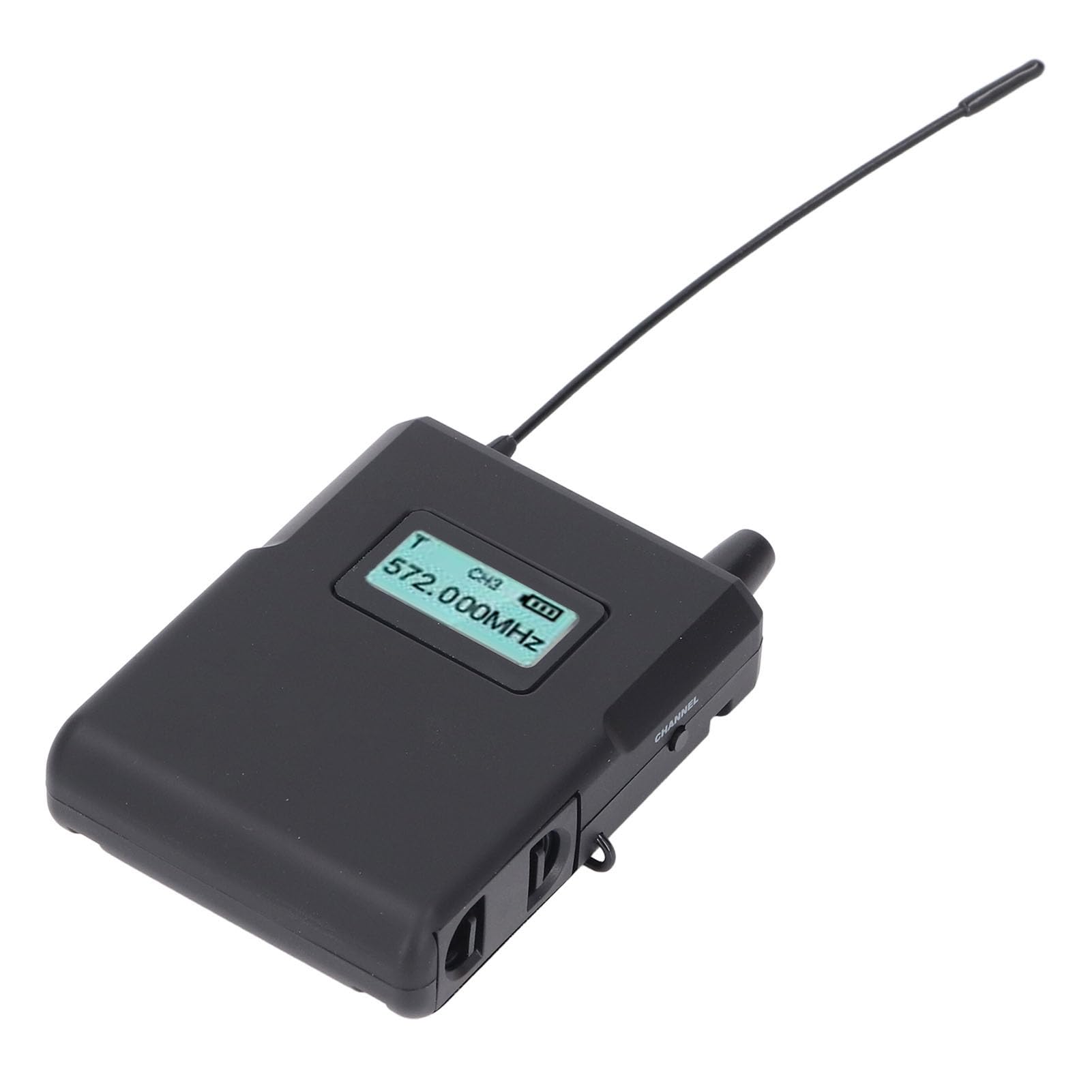 Digitaler Drahtloser IEM-Empfänger mit Anti-Interferenz für Live-Auftritte auf der Bühne, Einfache Bedienung für Kleine und Mittlere Bühnen, ABS-Material