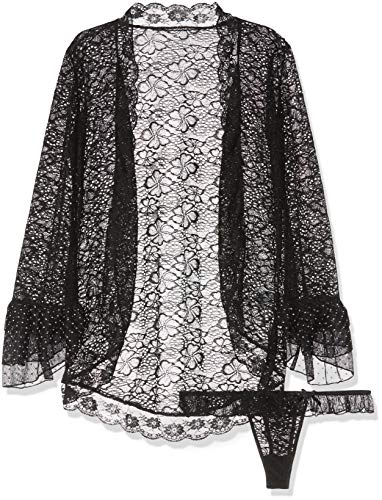 Peignoir et déshabillé Provocative pr4638 noir pour vos soirées chics à la maison