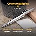 Personalized, Custom Engraved Cross Pen for Men or Women | Cross Coventry Ballpoint Pen | Luxury Gift for Office, Graduation and Business [Lustrous Chrome Finish]