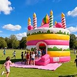 Durable Inflatable Cake Bouncer Outdoor Commercial Inflatable Bounce House Bouncy Castle Air Jumper for Children Party