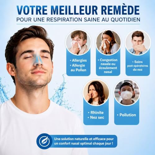AVIDA ZEN Sel Nasal - Lavage Nez Adultes - Sachet 375g de Sel Rinçage Nasal – vue 2