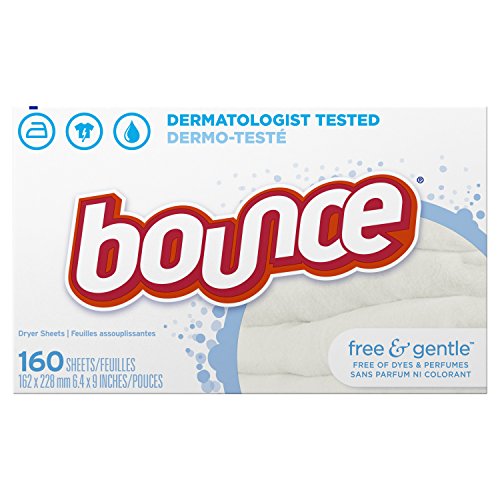 Bounce Free & Sensitive Unscented Dryer Sheets 160 ct