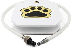 Piepea Brass Valve Outdoor Dog Activated Water Fountain