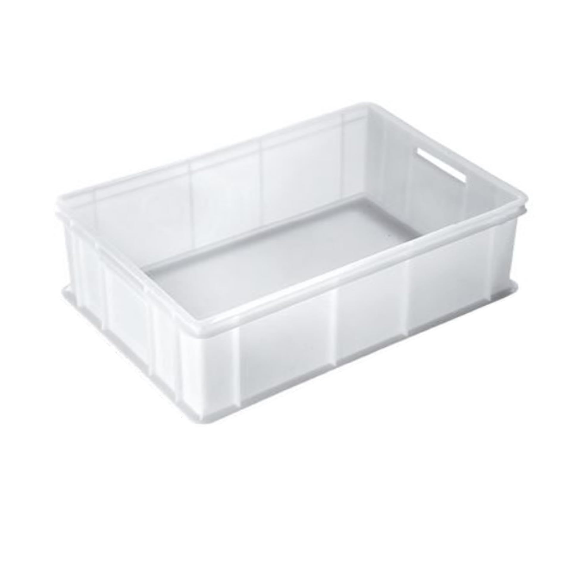 Giganplast Cassetta polietilene Uso Alimentare Service 60x40cm sovrapponibile Professionale Pizza Impasto Pane Pasta (60x40cm h.19cm)