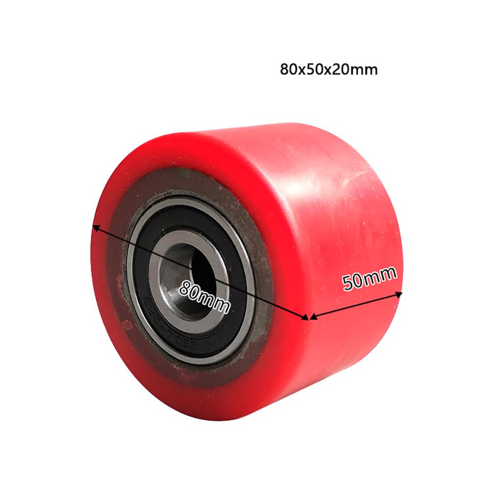 Rullo Per Transpallet In Poliuretano TELLURE ROTA - Foro 20mm, Dimensioni 80x60mm - Foto 13