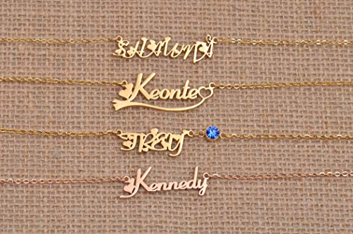 Personalized My Name Necklace Dominique3