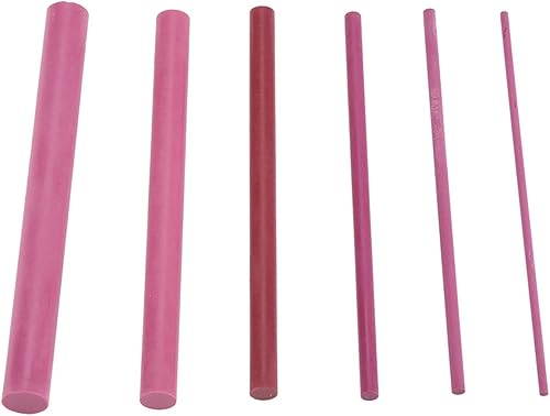 Piedra de afilar cilíndrica, 6 piezas de 3000 granos de piedra de aceite de pulido de rubí, accesorio de afilado de piedra de aceite para todos los disponible en Yaxa Peru