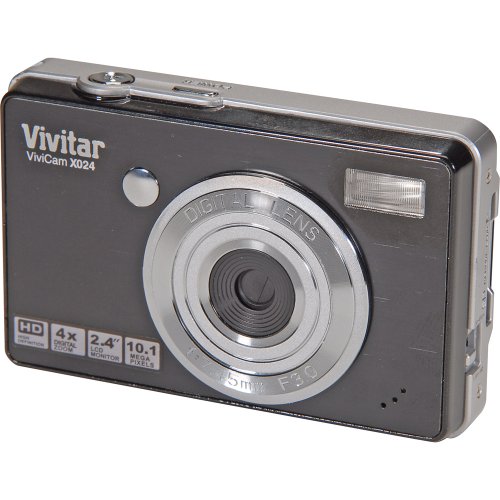 Vivitar ViviCam X024 10.1MP Digital Camera (Black)