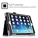 Fintie iPad mini 1/2/3 Case - Folio Slim Fit Vegan Leather Case with Smart Cover Auto Sleep/Wake Feature for Apple iPad mini 1 / iPad mini 2 / iPad mini 3, Black