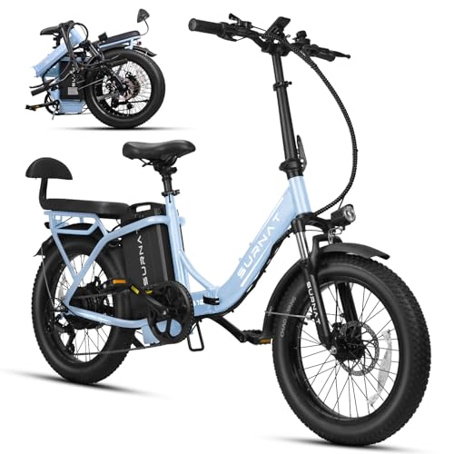SURNAT Folding Electric Bike - 32Ah Battery Long Range Ebike