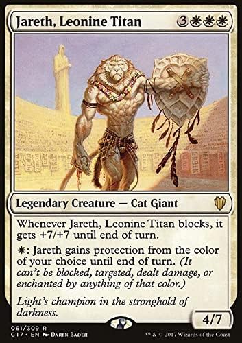 MTG Magic: The Gathering - Jareth, Leonine Titan (61) Commander 2017 C17