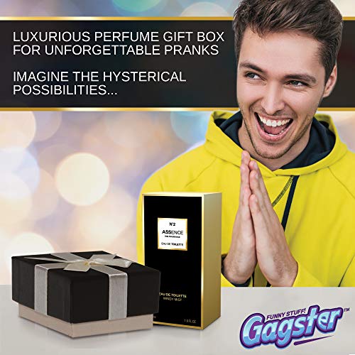 Gagster Prank Perfume - Hilarious Liquid Stink Spray Fragrance Bottle - Gag Gift for Fun Stuff Pranksters - Extra Strong - Girlfriend Prank - Realistic Package - Smelly Fake Perfume Atomizer - Thumbnail 3