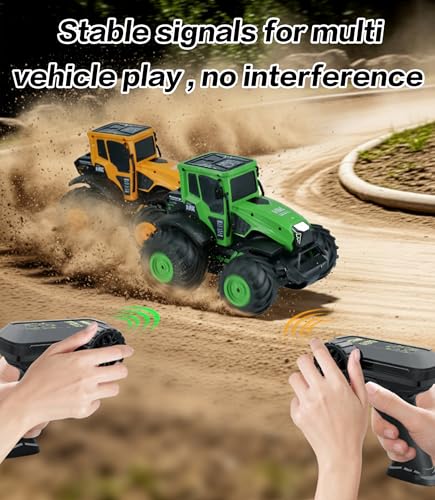 Coche Teledirigido Niños 1:14 Anfibio, 4WD Todo Terreno Agua y Tierra, RC Stunt Car Impermeable 2.4GHz, 360° Rotación 15km/h, 2 Baterías 1200mAh 90Min, Juguete Niño Niña 6+ Regalo Navidad Cumpleaños - imagen 7