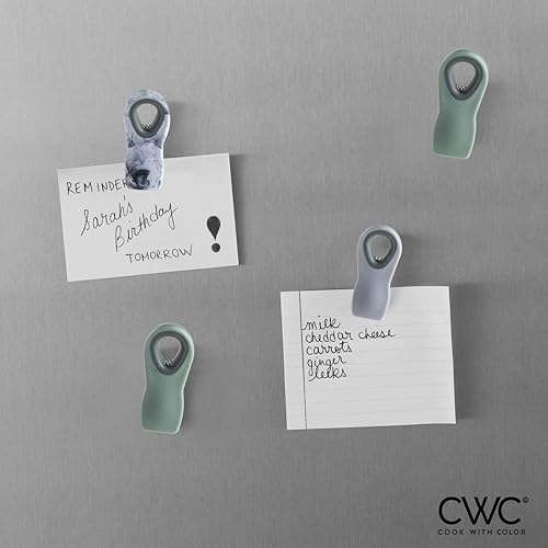 Miniatura 27 de COOK WITH COLOR Clips para bolsas con imán, clips para alimentos, clips para chips, clips para bolsas para almacenamiento de alimentos con agarre