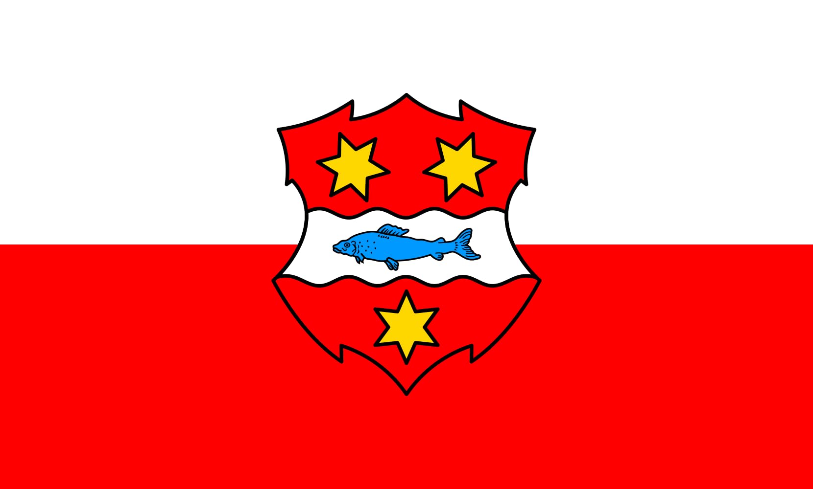 Drapeau Windischeschenbach grand format de type paysage pour mât extérieur