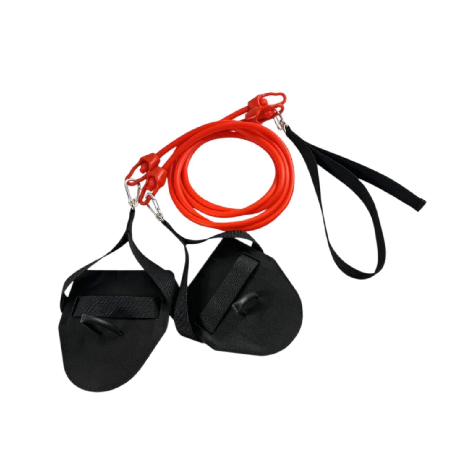 MERISHOPP Swimming Arm Strength Trainer Women Men Dryland Cord Swim Training Belt Red| Sports Equipment | Outdoor Sports Gear | Exercise Gear-image-40