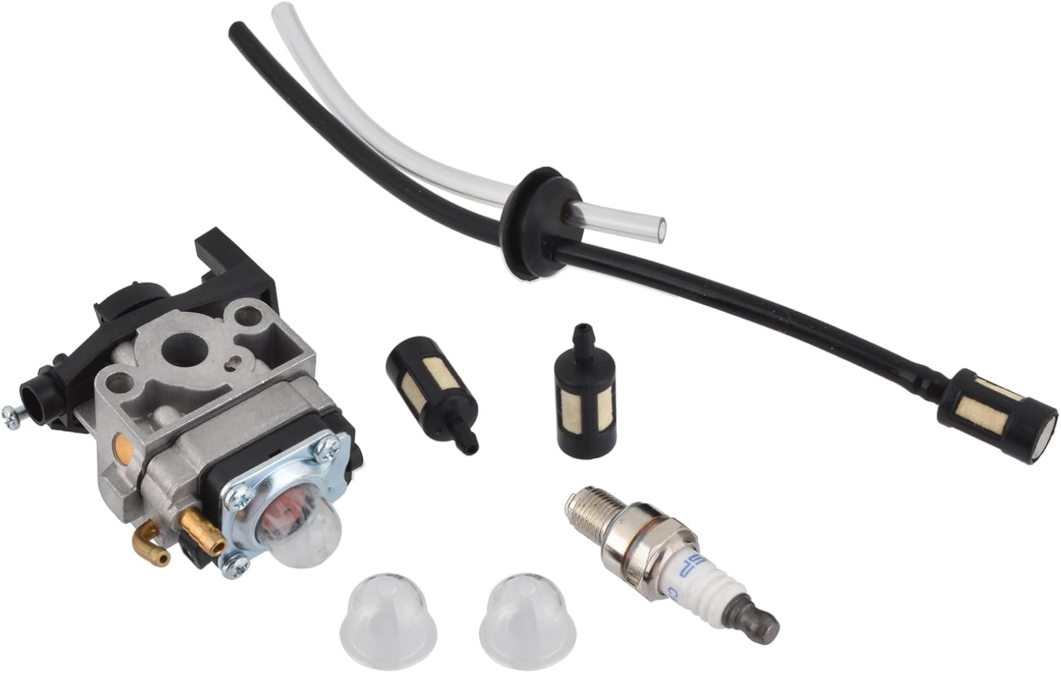 Cancanle Carburetor Gasket Spark Plug Fuel Line Hose Kit for Honda GX25 GX35 GX 25 35 HHT35 HHT35S FG110 Trimmer Mowers Engine