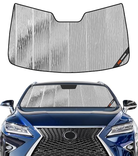 Pigenius Windshield Sun Shade for Lexus RX350/RX450h 2016-2022 RX350L/RX450hL 2018-2022 - AstraGuard