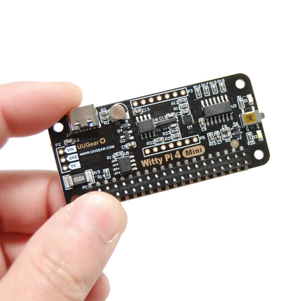 Witty Pi 4 Mini : horloge en temps réel et gestion de l'alimentation pour Raspberry Pi