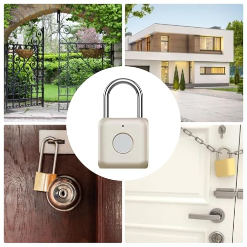 Cadenas biométrique avec reconnaissance d'empreintes digitales sans clé - 5