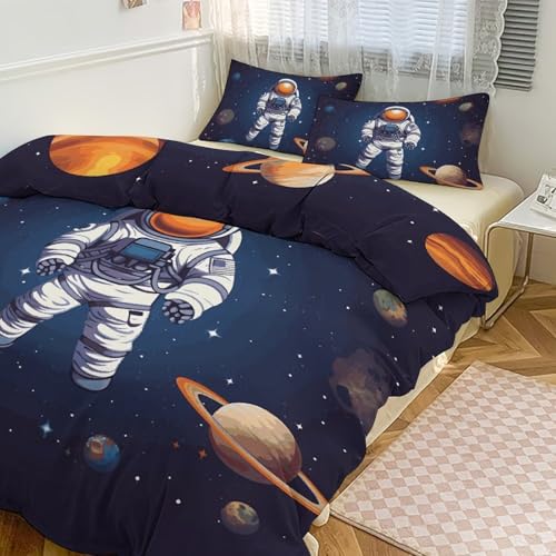 Housse de couette astronaute avec fermeture éclair finitions premium - 2