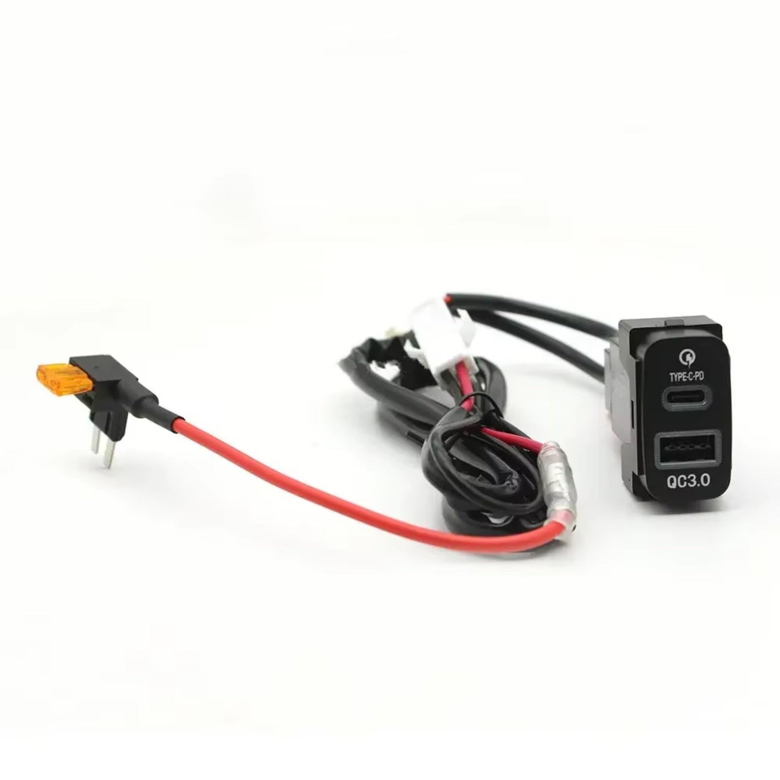 Toma USB Auxiliar Compatible Con Mitsubishi Coche Para Outlander Para Cargador Para TYPE-C Toma De Interfaz PD 12V 24V Puerto USB AUX Jack